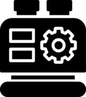 Maschinen kreatives Icon-Design vektor