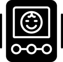 Baby Monitor kreativ Symbol Design vektor