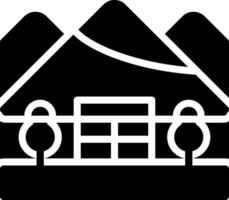 Iglu Landschaft kreativ Symbol Design vektor