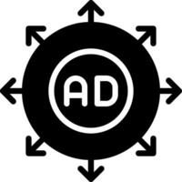 Werbung Einreichung kreativ Symbol Design vektor