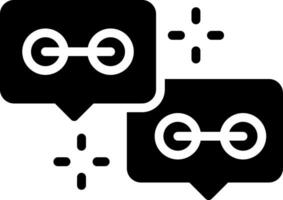 Chat kreatives Icon-Design vektor