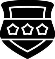 Polizei Schild kreativ Symbol Design vektor