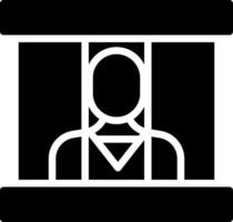 kreatives Icon-Design für Gefangene vektor