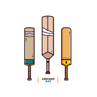 Cricket Bat Vektor