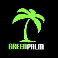 hell Grün Farbe Vektor Palme Baum. zum Marken, Marken, usw