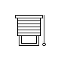 Fenster Vektor Zeichen zum Geschäfte und Shops. geeignet zum Bücher, Shops, Geschäfte. editierbar Schlaganfall im minimalistisch Gliederung Stil. Symbol zum Design