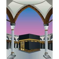 Kaaba Vektor Design zum hajj