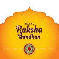 ethnisch Raksha Bandhan Festival Hintergrund Design vektor