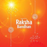 skinande Raksha bandhan festival bakgrund design vektor