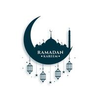 Ramadan kareem Festival Karte Design vektor