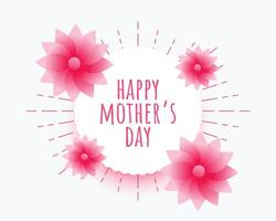 glücklich Mütter Tag Feier Illustration Hintergrund vektor