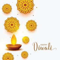 Festival Hintergrund von Diwali Jahreszeit vektor