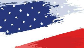 abstrakt amerikanisch Flagge Hintergrund Design vektor