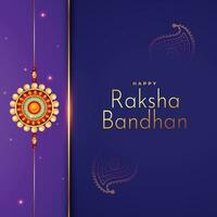 Raksha bandhan festival bakgrund i lila färger vektor