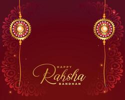 Raksha bandhan indisk festival bakgrund design vektor