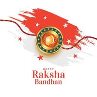 Raksha Bandhan traditionell Festival Karte Design vektor
