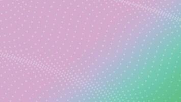 abstrakt Hintergrund mit modern Punkte wellig Muster auf Rosa und Grün Farbe Gradient vektor