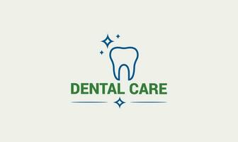 vektor hälsa vård, dental vård logotyp design