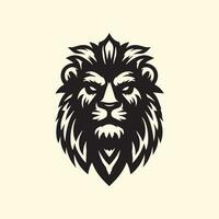 lejon huvud vektor illustration isolerat på vit bakgrund för tatuering eller t-shirt design