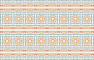 ethnisch bunt Textil- Stoff Design Muster vektor