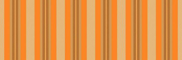 Grafik nahtlos Stoff Vektor, Bildschirm Textil- Hintergrund Vertikale. Nähen Textur Linien Streifen Muster im Orange und Weiß Farben. vektor