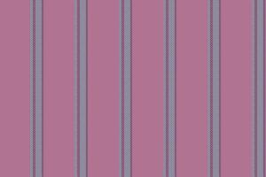 tillverkning rader textil- vektor, skraj vertikal bakgrund textur. rum sömlös tyg rand mönster i rosa och cyan färger. vektor