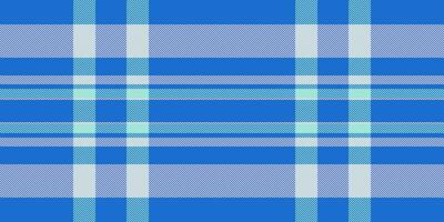 Rahmen Vektor Textil- nahtlos, Motiv Hintergrund Stoff Muster. Maßwerk Tartan Plaid Textur prüfen im Licht und Blau Farben.