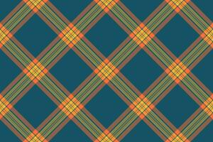 Textil- Stoff Vektor von nahtlos prüfen Plaid mit ein Tartan Textur Hintergrund Muster.