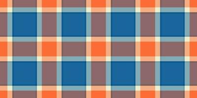 Identität nahtlos Textil- überprüfen, Wiederholung Tartan Muster Hintergrund. lebendig Stoff Textur Vektor Plaid im Pastell- und cyan Farben.