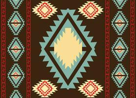 etnisk stam- tyg textil- traditionell sömlös mönster abstrakt geometrisk bakgrund vektor
