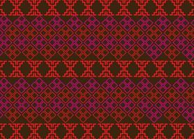 etnisk stam- tyg textil- traditionell sömlös mönster abstrakt geometrisk bakgrund vektor