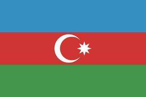 azerbaijan flagga nationell emblem grafisk element illustration vektor