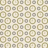 Uhr neutral Farbe wiederholen modisch Muster Vektor Illustration Hintergrund