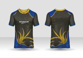 Sport Jersey und T-Shirt Vorlage Sport Jersey Design Vektor. Sport Design zum Fußball, Rennen, Spielen Jersey. vektor