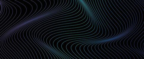 futuristisch Cyberpunk Stil Hintergrund Vektor. geometrisch Drahtmodell von Quadrat, Verzerrung, Gitter mit lila-blau Farbe. retro Grafik auf schwarz Hintergrund zum Dekoration, Geschäft, Abdeckung, Poster, Techno. vektor