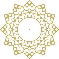 abstrakt Luxus Mandala Logo Vektor Element