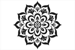 mandala design mönster vektor, enkel mandala design, mandala design mehndi, vektor