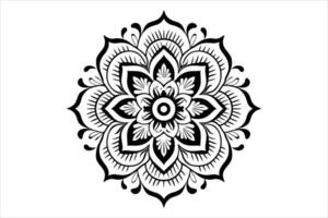 mandala design mönster vektor, enkel mandala design, mandala design mehndi, vektor