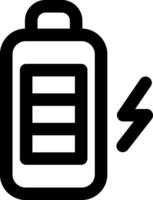 Batteriezeilensymbol vektor