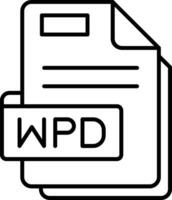 wpd Linie Symbol vektor