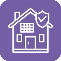 Vektorsymbol Hausversicherung vektor