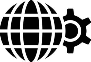 global die Einstellungen Vektor Symbol