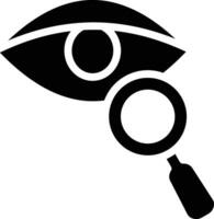 Auge Untersuchung Vektor Symbol