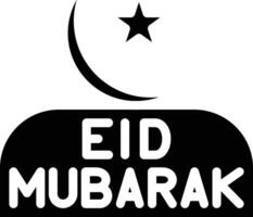 Eid Mubarak-Vektorsymbol vektor