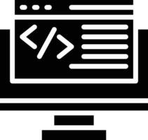 Vektorsymbol für die Webprogrammierung vektor