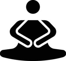 Symbol für Yoga-Vektor vektor