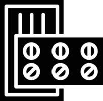 Tabletten Paket Vektor Symbol