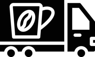 Kaffee LKW Vektor Symbol