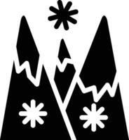 Schnee Landschaft Vektor Symbol