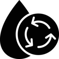 Vektorsymbol Wasser sparen vektor